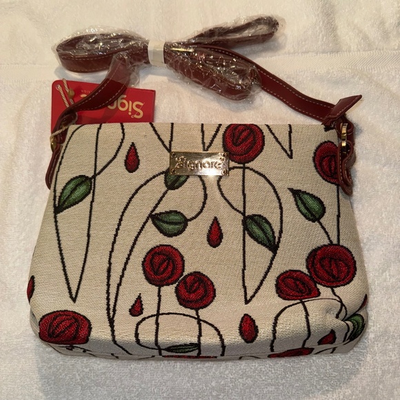 Signare Tapestry Crossbody Bag Mackintosh Simple Rose - Picture 1 of 4